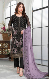 FOX GEORGETTE EMBROIDERY WORK SUIT